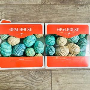 2 boxes Opalhouse blue boho decorative 24 eggs